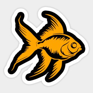 Goldfish (Orange) Sticker